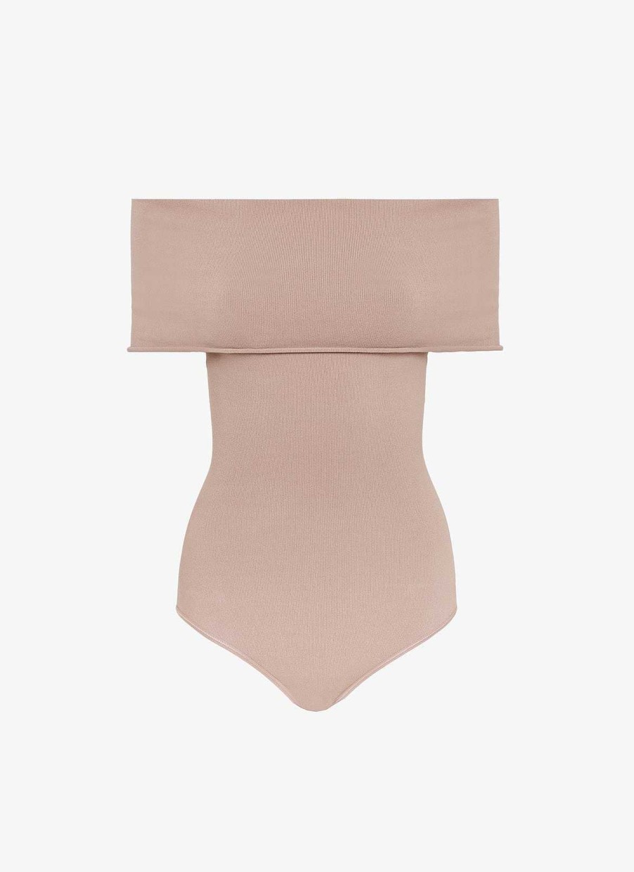 Klar Til-At Baere Alaïa | Off-The-Shoulder Bodysuit