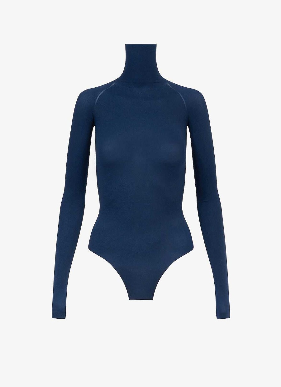 Klar Til-At Baere Alaïa | Anden Skin Strikket Bodysuit