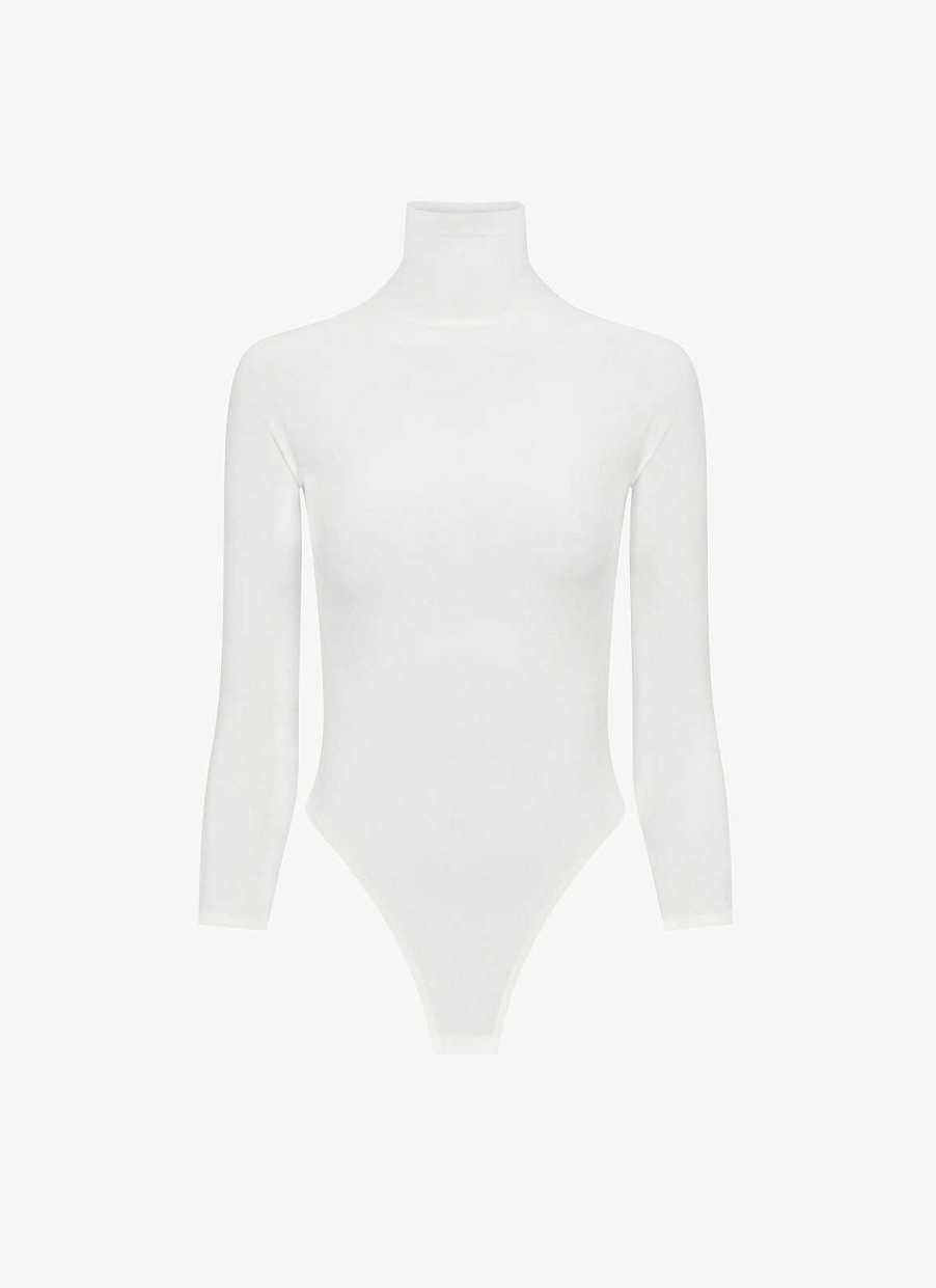 Klar Til-At Baere Alaïa | Anden Skin Jersey Bodysuit