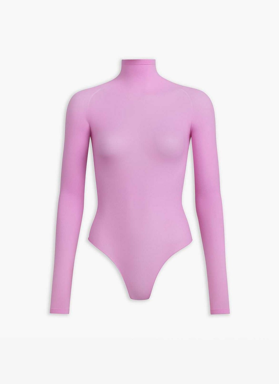 Klar Til-At Baere Alaïa | Anden Skin Strikket Bodysuit