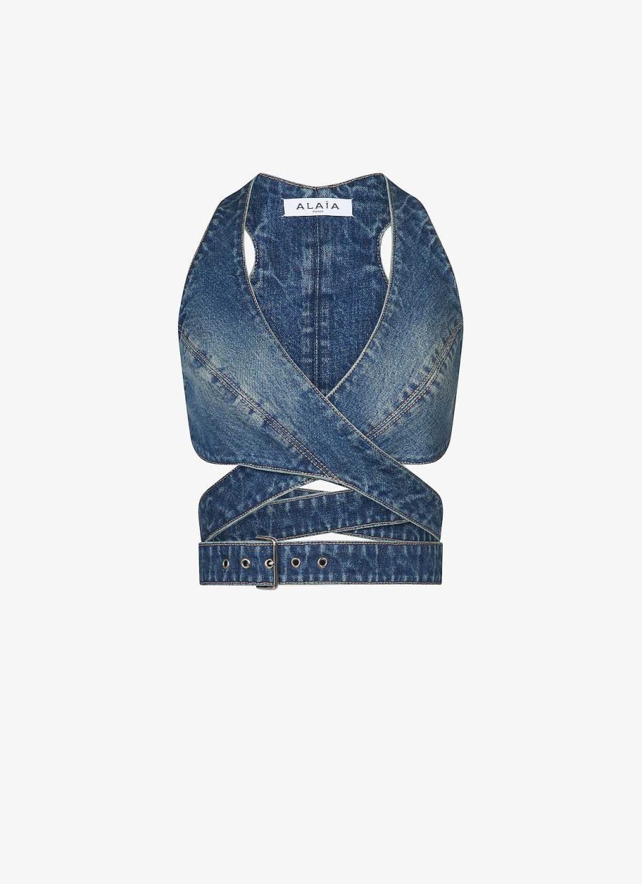 Klar Til-At Baere Alaïa | Denim Bh