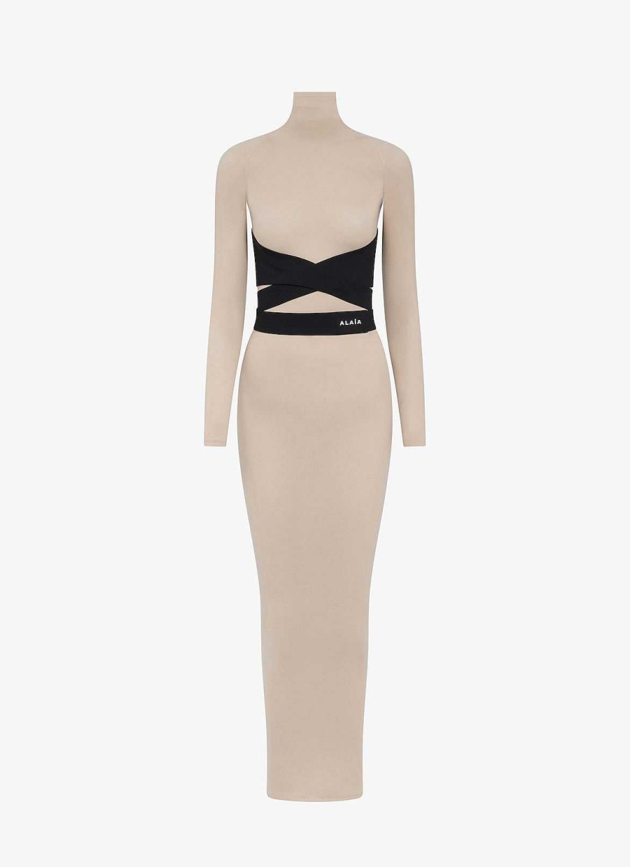 Klar Til-At Baere Alaïa | Anden Skin Banded Dress