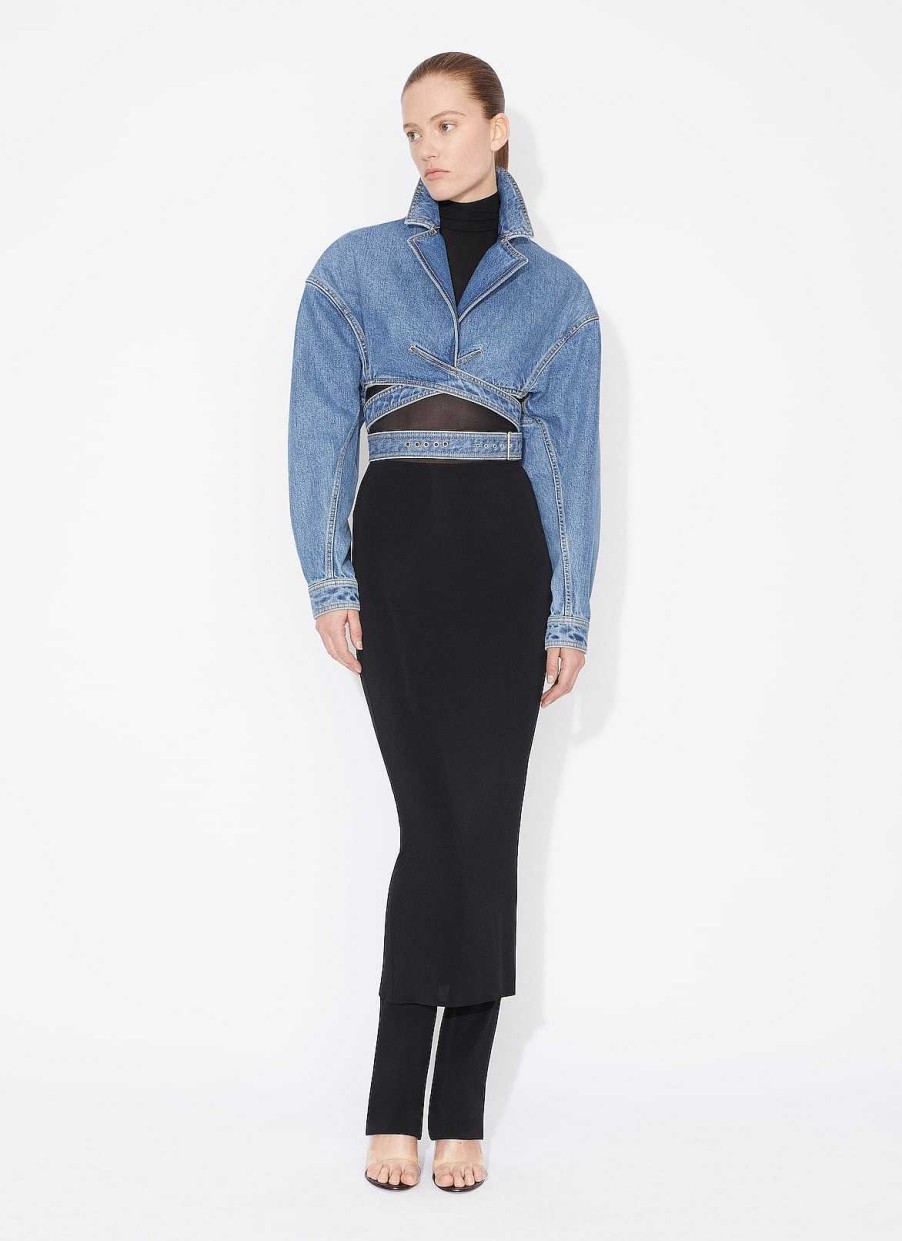 Klar Til-At Baere Alaïa | Cross Denim Jakke