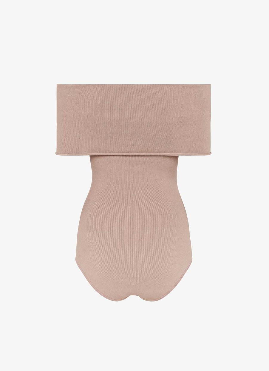 Klar Til-At Baere Alaïa | Off-The-Shoulder Bodysuit