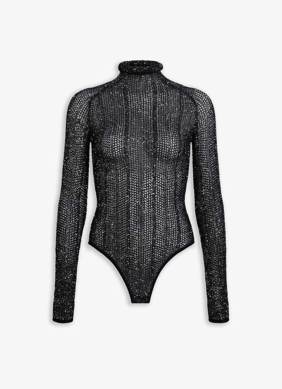 Klar Til-At Baere Alaïa | Bodysuit Med Piljetter