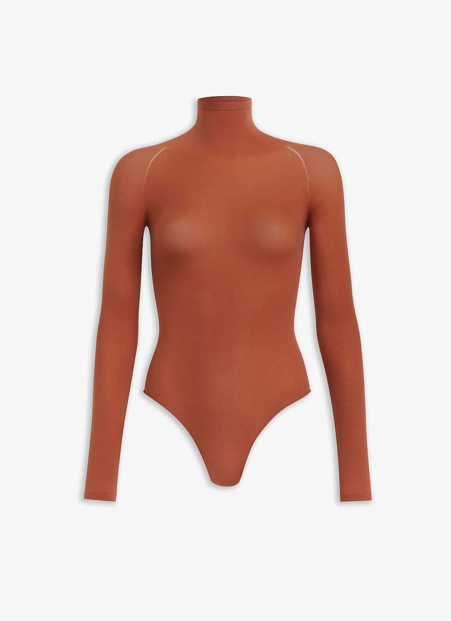 Klar Til-At Baere Alaïa | Anden Skin Strikket Bodysuit